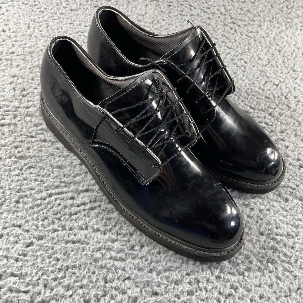 Thorogood Shoes Mens 10.5 Black Weinbrenner Leather Formal Vibram Soles Oxford